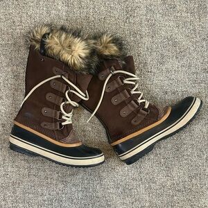 Sorel Joan of Arc Waterproof Faux Fur Boot